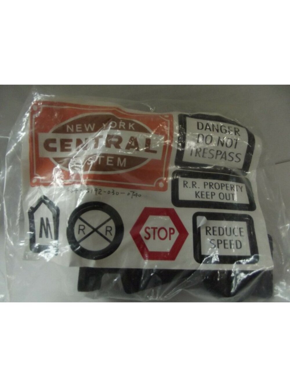 Eztec (Lot of 14) G Gauge Train RIO GRANDE Signs New York Central System